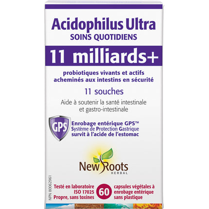 NEW ROOTS ACIDOPHILUS ULTRA DAILY CARE 11 BILLION+ 60caps (F)