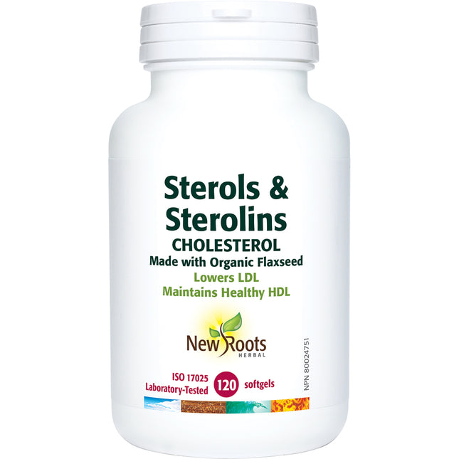 NEW ROOTS STEROLS AND STEROLINS CHOLESTEROL 120sg