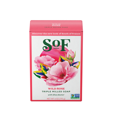 SOF WILD ROSE BAR SOAP 170G