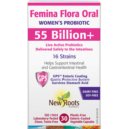 NEW ROOTS FEMINA FLORA ORAL 55 Billion+ 30caps (F)