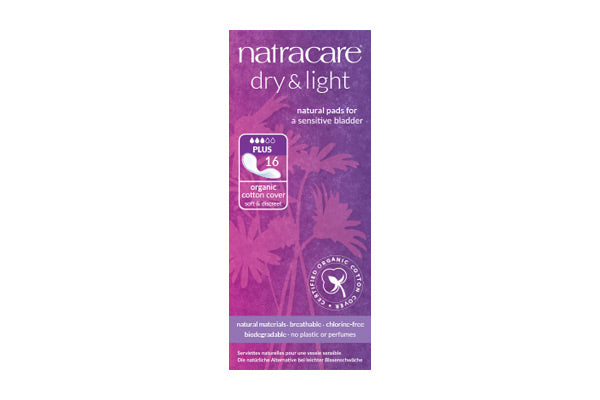 NATRACARE DRY & LIGHT PLUS 16 PADS