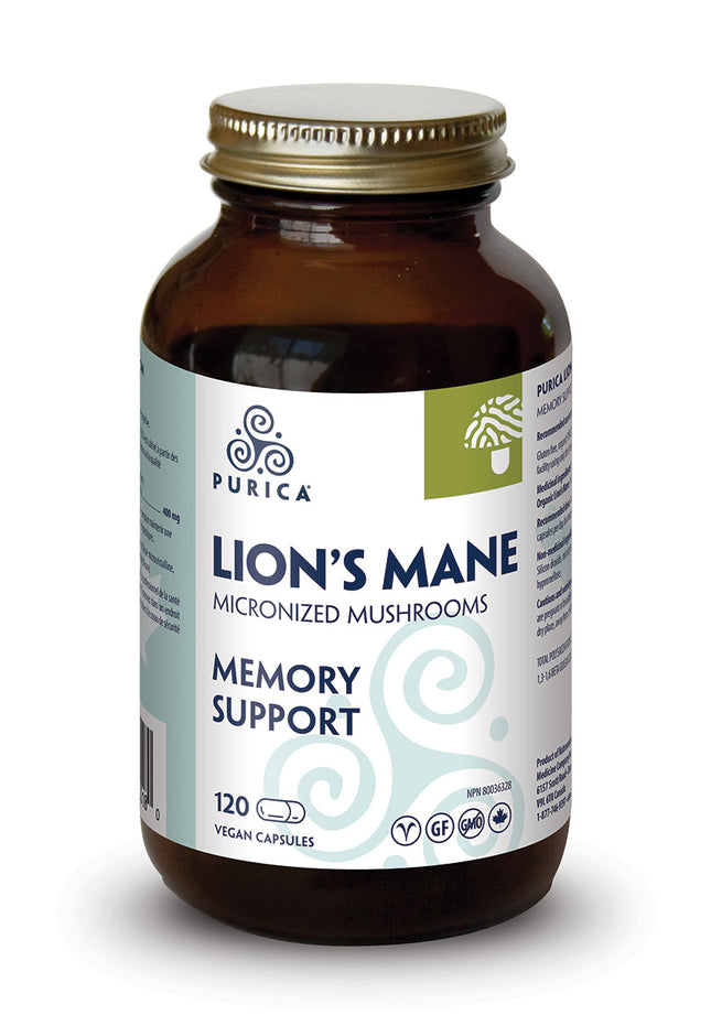 PURICA LION'S MANE MEMORY SUPPORT 120vcaps