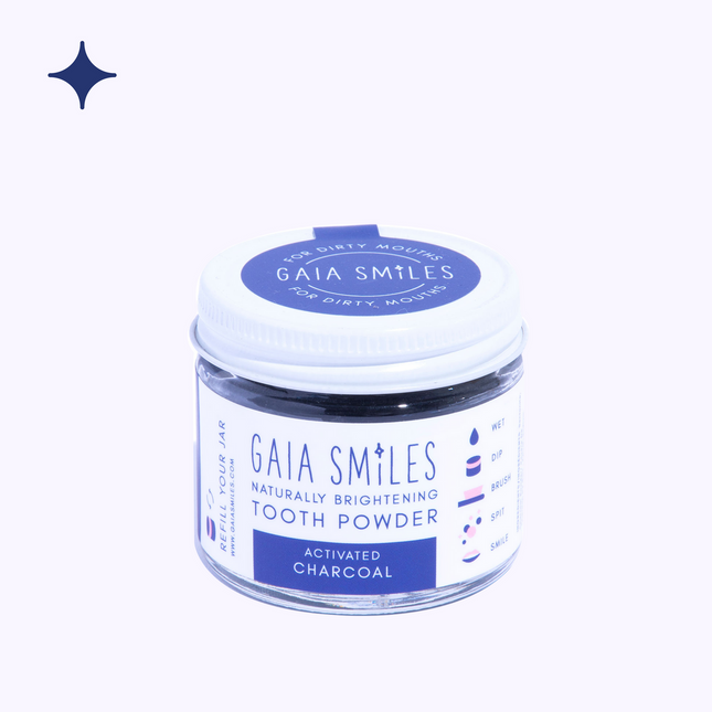 GAIA SMILES ACTIVED CHARCOAL TOOTH POWDER 37g