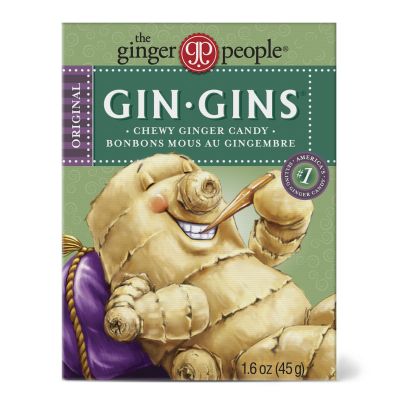 THE GINGER PEOPLE GIN GINS CHEW GINGER CANDY 45g