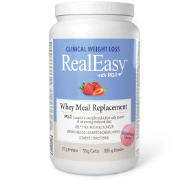 REAL EASY WHEY MEAL REPLACEMENT STRAWBERRY 885g