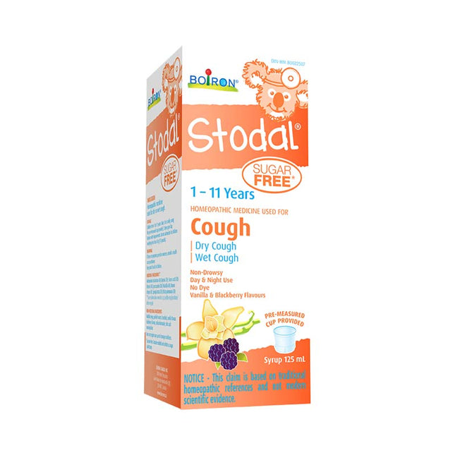 Boiron Stodal Children Sugar Free Cough Syrup 125ml 