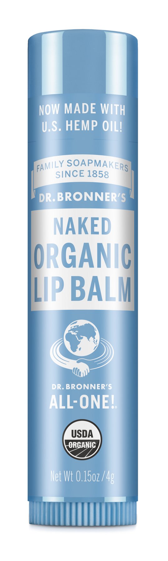 Dr. Bronner's Naked Organic Lip Balm 4g