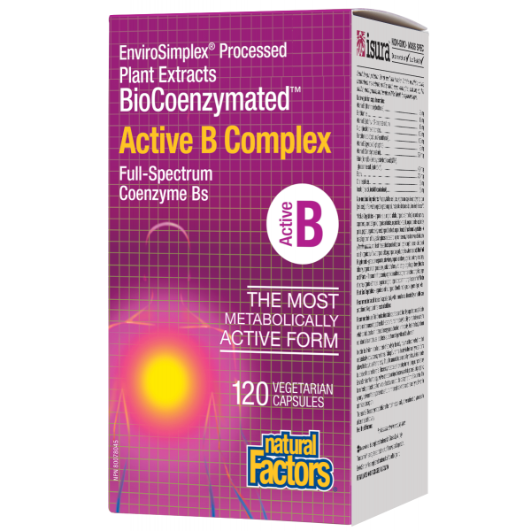 Natural Factors BioCoenzymatedâ„¢ Active B Complex 120vcaps