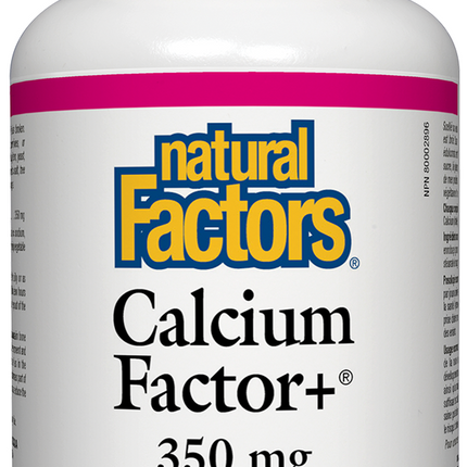 Natural Factors Calcium Factor Plus 350mg 90tabs