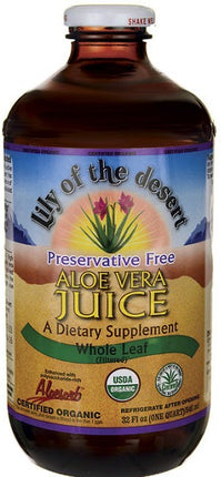 Lily of the Desert Aloe Whole Leaf Juice Preservative Free 946ml