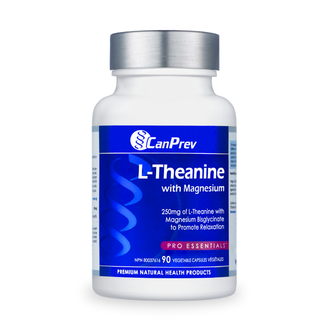 CANPREV L-THEANINE WITH MAGNESIUM 250mg 90cap