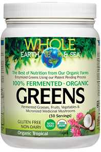 Whole Earth and Sea Fermented Organic Greens Tropical 438g