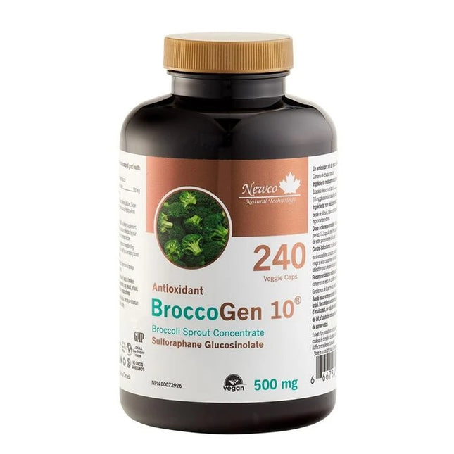 Newco Natural BroccoGen 10 Sulforaphane Glucosinolate 500mg 240vcaps