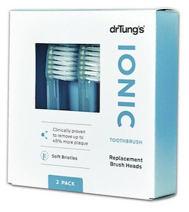 Dr Tungs Toothbrush Replacement Head 2 Pack