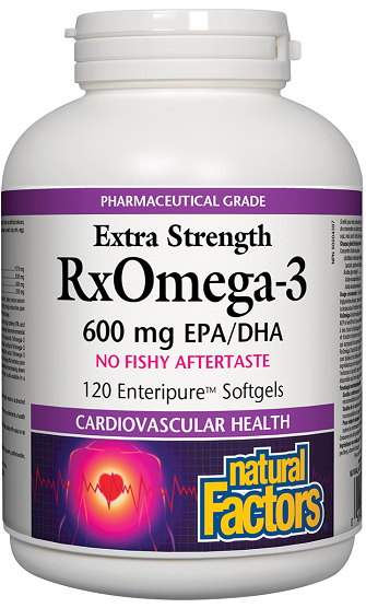 Natural Factors RX Omega 3 Factors Extra Strength 120sg