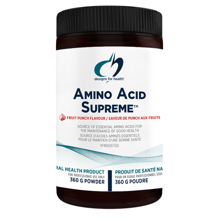 DESIGNS FOR HEALTH AMINO ACID SUPREME - FRUIT PUNCH FLAVOUR 360g