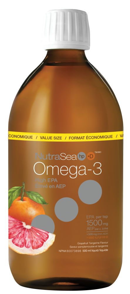 NutraSea HP+D Omega-3 - Grapefruit Tangerine Flavour 500ml