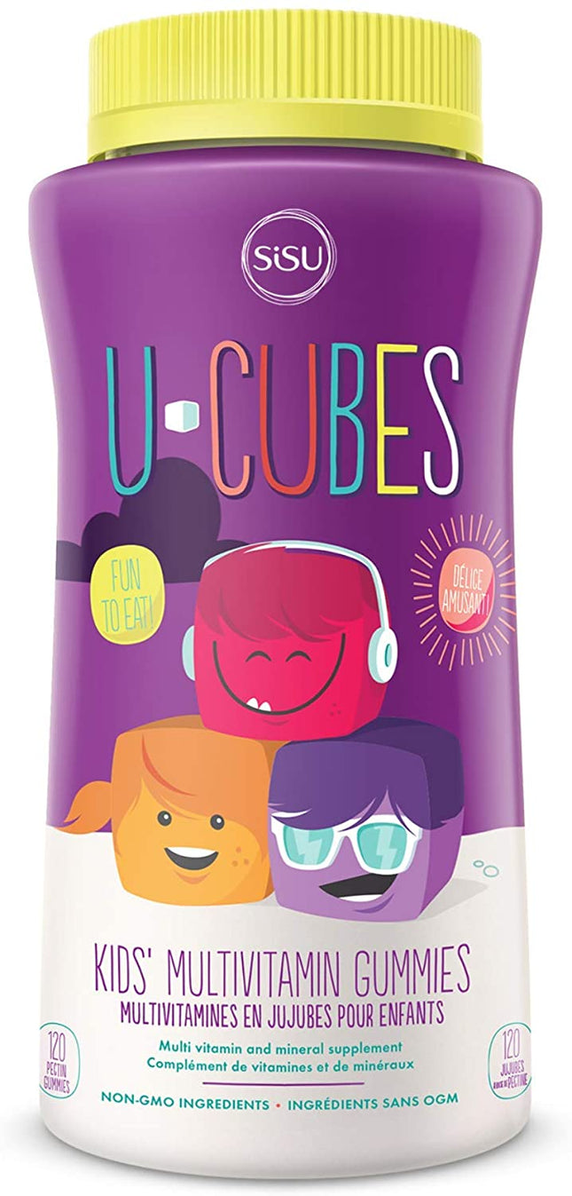Sisu U-Cubes Kids Chewable Multivitamin120gummies