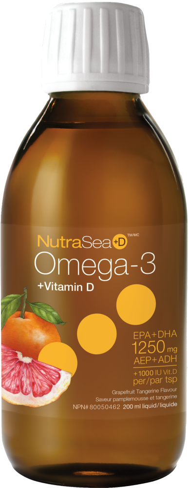 NutraSea+D Omega-3 - Grapefruit Tangerine Flavour 200ml