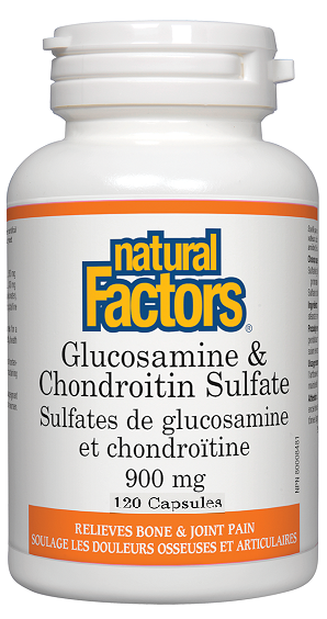Natural Factors Glucosamine and Chondroitin Sulphate 900mg 120caps