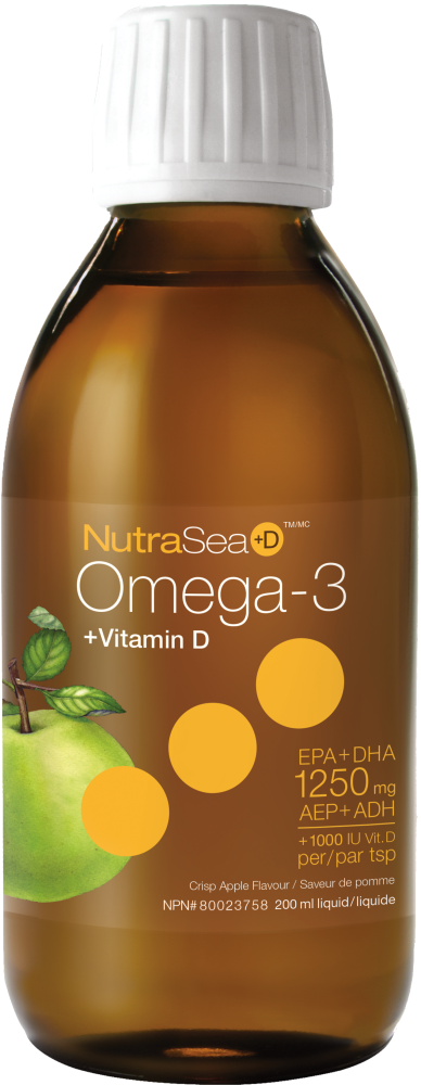 NutraSea+D Omega-3 - Crisp Apple Flavour 500ml