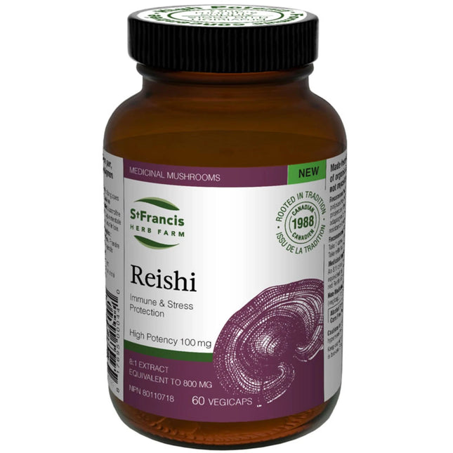 ST. FRANCIS HERB FARM REISHI 60 VCAPS
