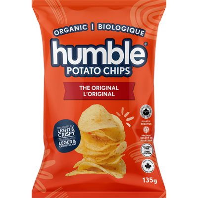 HUMBLE POTATO CHIPS THE ORIGINAL 135 g