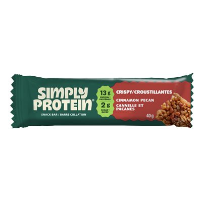 SIMPLY PROTEIN CRISPY CINNAMON PECAN 1 BAR 40G