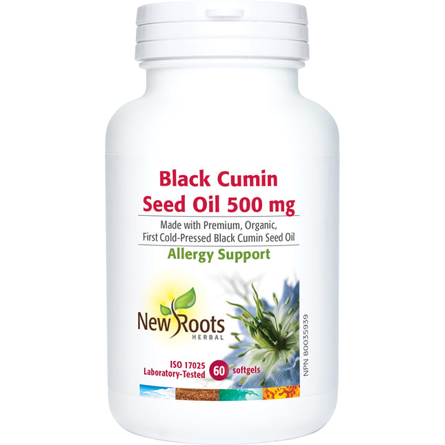 NEW ROOTS BLACK CUMIN SEED OIL 500mg 60sg