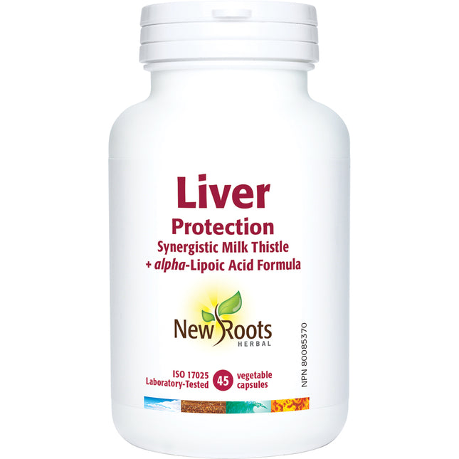 NEW ROOTS LIVER PROTECTION SYNERGISTIC MILK THISTLE + ALA 45vcap