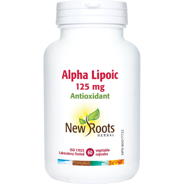 NEW ROOTS ALPHA LIPOIC ACID 125mg 60vcaps