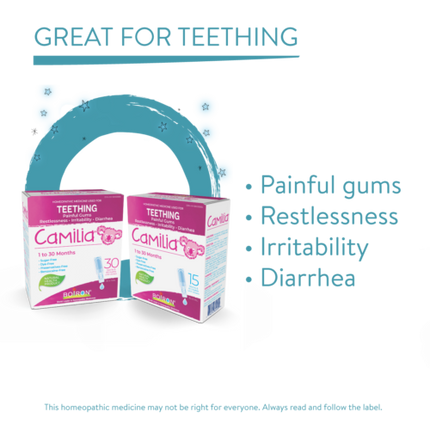 BOIRON CAMILIA TEETHING 15 X 1ml