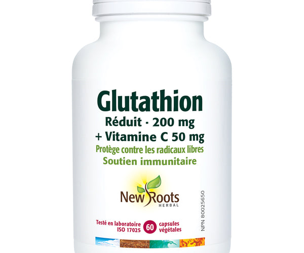 NEW ROOTS GLUTATHIONE REDUCED 200mg 60caps, 628747105996 – Finlandia  Natural Pharmacy