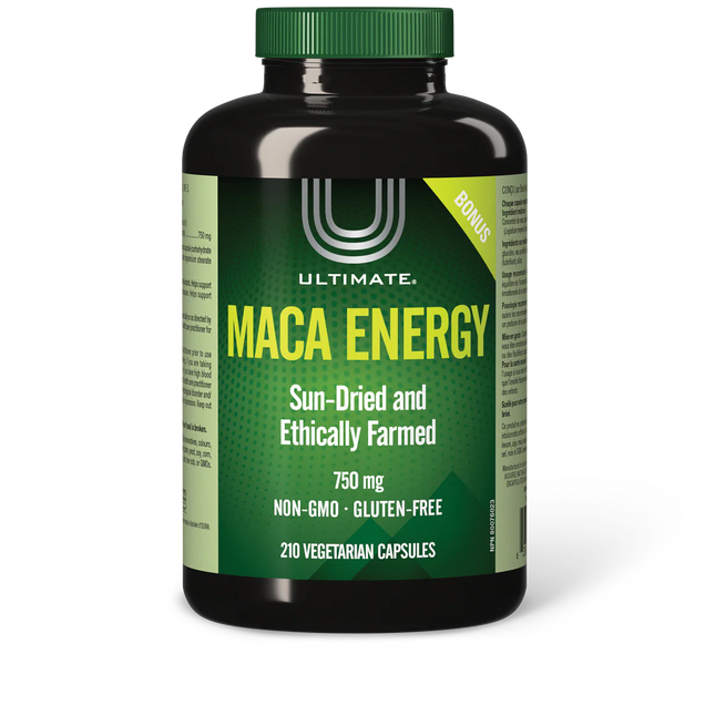 ULTIMATE MACA ENERGY BONUS 750MG 210VCAP