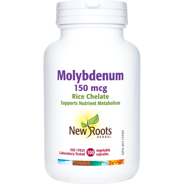 NEW ROOTS MOLYBDENUM 150mcg 100caps