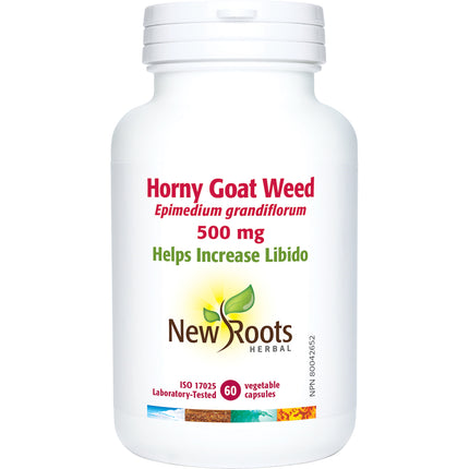 NEW ROOTS HORNY GOAT WEED 500mg 60caps
