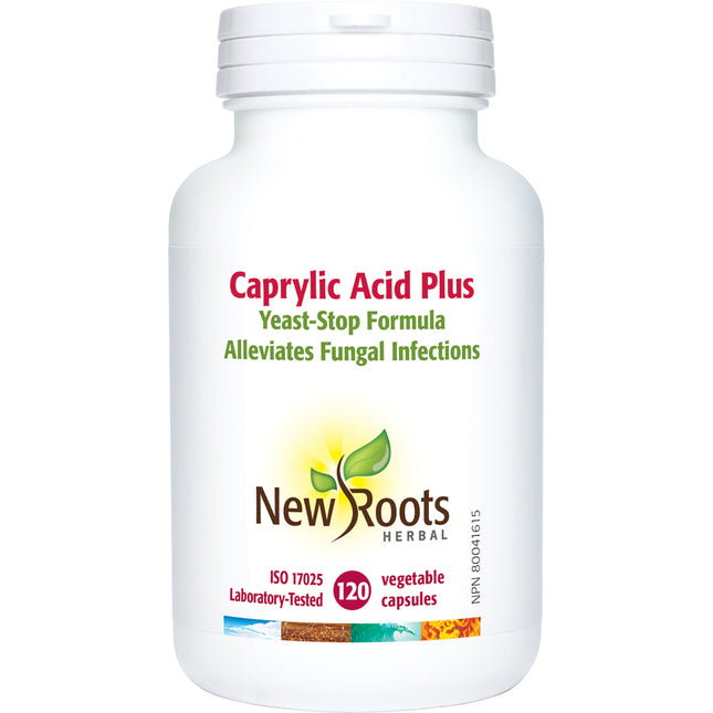 NEW ROOTS CAPRYLIC ACID PLUS 120caps
