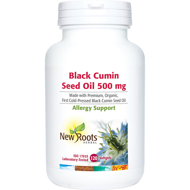 NEW ROOTS BLACK CUMIN SEED OIL 500mg 120sg