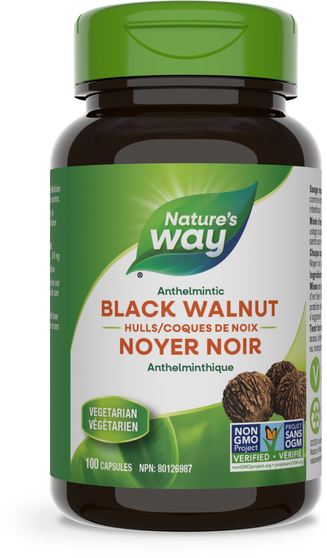 NATURE'S WAY BLACK WALNUT HULLS 100caps