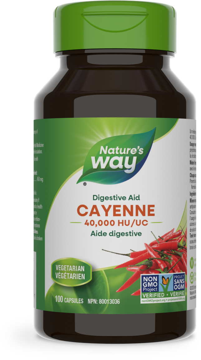 NATURE'S WAY 卡宴辣椒 450 毫克 100 粒