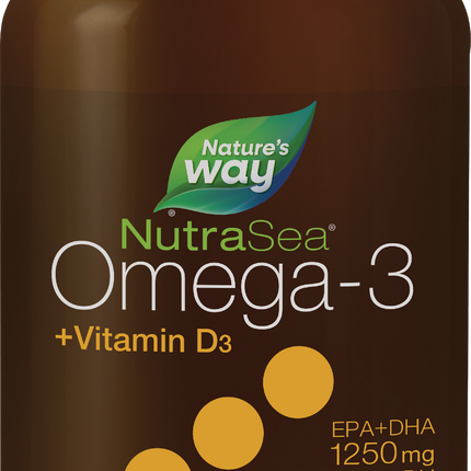 NUTRASEA OMEGA-3 + VITAMIN D3 liquidgels 60ct