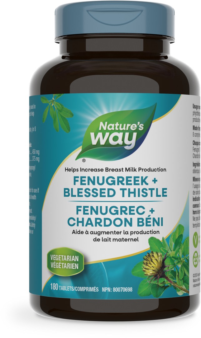 NATURE'S WAY FENUGREEK+ BLESSED THISTLE 180s