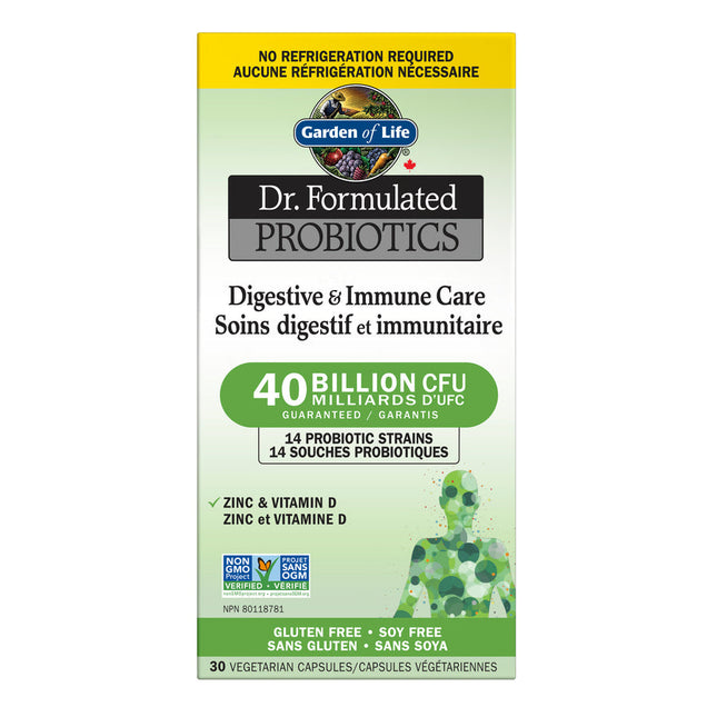 GARDEN OF LIFE DR. FORMULATED DIGESTIVE & IMMUNE 40B 30vcaps