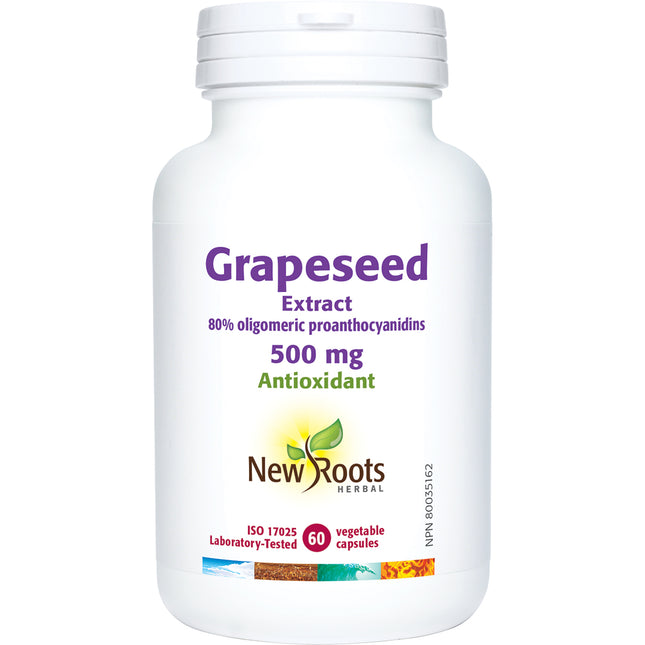 NEW ROOTS GRAPESEED EXTRACT 500mg 60caps