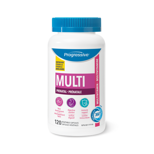 PROGRESSIVE MULTIVITAMIN PRENATAL 120cap