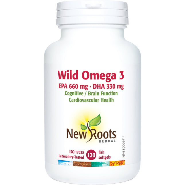 NEW ROOTS WILD OMEGA-3 EPA 660mg DHA 330mg 120sg