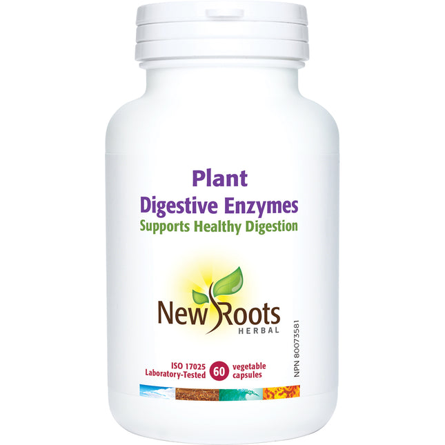 NEW ROOTS PLANT DIGESTIVE ENZYMES 60vcaps