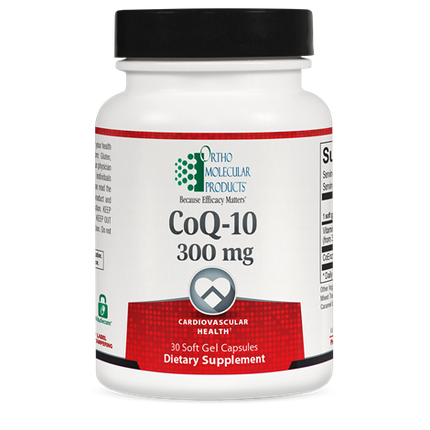 ORTHO MOLECULAR PRODUCTS COQ-10 300 MG 30CAPS