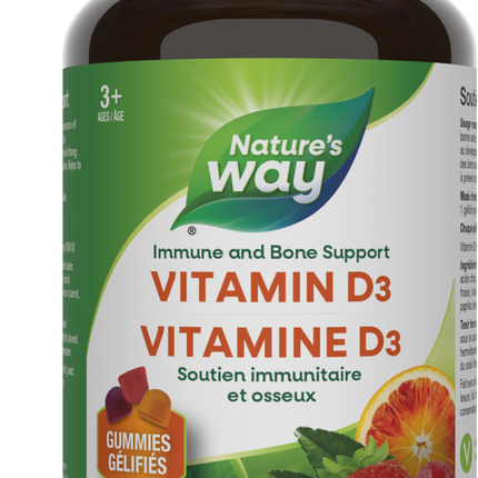 NATURE'S WAY VITAMIN D3 60gummies