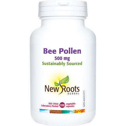 NEW ROOTS BEE POLLEN 500mg 100caps